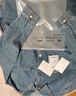 范思藍恩范思藍恩22FS4293藍色軟牛仔襯衫外套女韓版寬松春秋長(cháng)袖疊穿襯衣 牛仔藍 M 曬單實(shí)拍圖