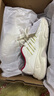 阿迪達斯（adidas）cny紅色新年款時(shí)尚男鞋女鞋馬年賀歲老爹鞋休閑鞋 白紅 42 曬單實(shí)拍圖