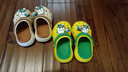 泰蘭尼斯夏季新款兒童洞洞鞋男童涼鞋包頭防踢寶寶拖鞋女童沙灘鞋 黃/綠 23 適合腳長(cháng)16.0cm 曬單實(shí)拍圖