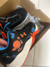 安德瑪【商場(chǎng)同款】男女兒童運動(dòng)鞋新款休閑百搭旋鈕大童籃球鞋-5 黑/橙 40 曬單實(shí)拍圖