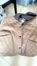 媽媽裝秋冬季棉服2025新款加絨棉襖外套中老年人女裝休閑棉衣洋氣 咖色【加絨加厚】 4XL 【建議135-150斤】 曬單實(shí)拍圖