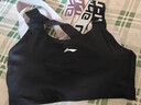 李寧運動(dòng)內衣女瑜伽健身文胸中強度支撐速干透氣背心跑步 黑色 L 曬單實(shí)拍圖