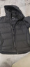 京東京造三防鵝絨服羽絨服男款工裝面包服男士外套新年衣服  連帽曜石黑 M 曬單實(shí)拍圖