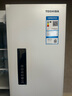 東芝（TOSHIBA）420小法式冰箱四開(kāi)門(mén)雙開(kāi)門(mén)高容全嵌入式一級能效國家補貼低能耗家用國家補貼電冰箱 GR-RF420WI-PM171織瑾白 曬單實(shí)拍圖