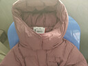 坦博爾羽絨服女短款可脫卸帽百搭休閑冬保暖外套TB5530358Z 暖香紫165 曬單實(shí)拍圖