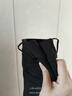 逸陽(yáng)九分小直筒褲女加絨加厚冬季新款高腰顯瘦煙管黑色褲子 黑色 27 曬單實(shí)拍圖