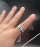 戚小米[刻字]鈦鋼戒指男潮嘻哈小眾男生單身食指環(huán)戒可轉動(dòng)不掉色尾戒 默認發(fā)美9號【其他備注】 曬單實(shí)拍圖