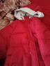 啄木鳥(niǎo)品牌女裝連帽羽絨棉服短款2025年冬季新款大碼保暖棉衣棉襖外套 大紅色 2XL 2XL(145-160斤) 曬單實(shí)拍圖
