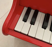 Hape木制小鋼琴 男女小孩兒童音樂(lè )鋼琴兒童節禮物 25鍵鋼琴紅色 3-6Y 曬單實(shí)拍圖