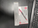 得力（deli）細桿雙頭0.5mm/1.2mm物流快遞油性記號筆 勾線(xiàn)筆會(huì )議簽字筆馬克筆紅色12支/盒 S831 曬單實(shí)拍圖