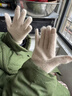 上海故事手套女士秋冬羊絨軟糯簡(jiǎn)約短款針織手套拼色卷邊手套新年禮 曬單實(shí)拍圖