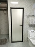 衛生間門(mén)極窄雙層油砂玻璃門(mén)廚房平開(kāi)門(mén)廁所門(mén)極簡(jiǎn)輕奢室內門(mén) 雙層灰油砂玻璃 極窄型材-單包邊（邊框顏色可選黑/白/灰） 曬單實(shí)拍圖