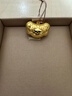 六福珠寶新年禮物 黃金吊墜吉祥如意鎖足金周歲禮不含項鏈 計價(jià) 約2.93克 曬單實(shí)拍圖