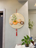 陶然北路客廳裝飾畫(huà)電視背景墻掛畫(huà)柿柿如意圓形中國結掛飾走廊新中式掛件 柿柿如意301355 30*30 亮麗水晶畫(huà)面+精雕造型 中國結+流蘇掛飾 曬單實(shí)拍圖