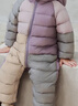 babylove嬰兒羽絨服連體衣冬季保暖外出衣服男女寶寶連帽哈衣爬爬服冬裝 曬單實(shí)拍圖