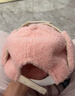 汪汪隊立大功兒童帽子秋冬男童鴨舌帽護耳女童加絨帽子棒球帽 粉色;54cm 曬單實(shí)拍圖