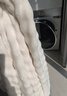 無(wú)印良品雙層毛毯 兔毛絨 牛奶絨毛毯睡毯子空調毛巾蓋毯 云霧白150*200cm 曬單實(shí)拍圖