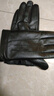 皮爾卡丹真皮手套男士【純山羊皮】冬季加絨保暖戶(hù)外防風(fēng)可觸屏手套 曬單實(shí)拍圖