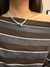 迪后高級漸變米形淡水珍珠項鏈女碎銀子吊墜鎖骨鏈年輕214情人節禮物 淡水珍珠項鏈女【京倉直發(fā)】 曬單實(shí)拍圖