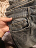 熱風(fēng)（Hotwind）男士直筒牛仔褲2026年春季新款舒適通勤直筒窄腳小錐牛仔褲 06蘭色 33 曬單實(shí)拍圖