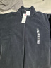 優(yōu)衣庫男裝女裝搖粒絨拉鏈茄克/長(cháng)袖外套廓系夾克479792 09 黑色 L 曬單實(shí)拍圖