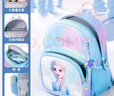 迪士尼（Disney）幼兒園書(shū)包3-6歲輕便可愛(ài)高顏值小包透氣抑菌女童背包愛(ài)莎公主藍 曬單實(shí)拍圖
