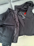 鴨鴨王一博同款冰殼沖鋒衣羽絨服男冬季新款三合一戶(hù)外三防情侶女外套 青光黑色 M /170 曬單實(shí)拍圖