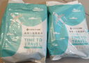 潔麗雅（Grace）一次性浴巾折疊式旅行加厚大號酒店便攜旅游家用浴巾5包裝 曬單實(shí)拍圖