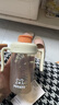 小土豆（potato）兒童水杯PP牛奶杯直飲吸管杯幼兒園開(kāi)學(xué)2歲以上 330ml晨橘黃 曬單實(shí)拍圖