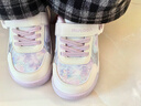 牧童童鞋女寶寶學(xué)步鞋2026春季新款公主甜美小女孩鞋子軟底皮面機能鞋 星云紫 23 鞋內長(cháng)15.5cm/適合腳長(cháng)15.0cm 曬單實(shí)拍圖