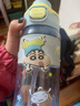 曙曦蠟筆小新雙飲塑料杯tritan夏季戶(hù)外學(xué)飲杯兒童成人水杯藍750ml 曬單實(shí)拍圖