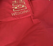 水星系列家紡新中式龍鳳刺繡婚慶四件套大紅色100支純棉結婚定制 旗艦款鳳冠霞帔 床單款 1.8四件套:被套配200*230 曬單實(shí)拍圖