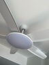 雷士（NVC） 吊扇燈風(fēng)扇燈 北歐現代簡(jiǎn)約變頻客廳餐廳飯廳臥室ABS扇葉電扇燈 薦！星悅60W/六檔風(fēng)/1級能效 曬單實(shí)拍圖