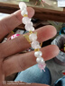 建祿甜美蝴蝶粉水晶手串珠女士淡水珍珠手鏈女生日新年元旦禮物送女友 曬單實(shí)拍圖