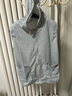 范哲莎春季上新無(wú)袖馬甲衛衣女連帽開(kāi)衫外套韓版感拉鏈坎肩小眾上衣 星空灰馬夾 優(yōu)質(zhì)款 XL 175 曬單實(shí)拍圖