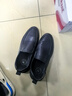 駱駝牌 皮鞋男士商務(wù)休閑鞋軟底軟皮爸爸懶人鞋子W932263660黑色43 曬單實(shí)拍圖