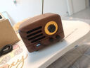 貓王收音機貓王音響小王子無(wú)線(xiàn)便攜式藍牙音響桌面原木質(zhì)復古迷你小音箱 胡桃木 新年禮物生日禮物 曬單實(shí)拍圖