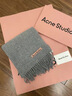 Acne Studios【禮物】流蘇羊毛窄款圍巾披肩兩用 深駝色 均碼 曬單實(shí)拍圖