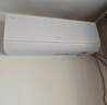 海爾（Haier）凈省電空調 小紅花套系 新一級能效 1.5匹1匹變頻掛機 冷暖自清潔 家用壁掛式客廳臥室 凈省電 1匹 AI省電 省電54% 曬單實(shí)拍圖