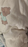 婧麒（JOYNCLEON）嬰兒棉服秋冬季嬰幼兒加厚保暖連體衣男女寶寶純棉爬服棉衣冬 彩虹小熊黃色 73cm 曬單實(shí)拍圖