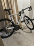 喜德盛公路自行車(chē)2025款AD300中空一體牙盤(pán)桶軸20速油碟單車(chē) 白蛇51cm 曬單實(shí)拍圖
