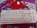 迪士尼（Disney）D98米妮機械手感鍵盤(pán)有線(xiàn)靜音鍵盤(pán)鼠標套裝游戲女生高顏值打字辦公鍵鼠臺式筆記本電腦背光USB外設 D98米妮【RGB光可調+多媒體旋鈕】有線(xiàn)鍵盤(pán) 曬單實(shí)拍圖