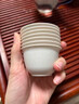 JCZS德國品質(zhì)稻殼一次性加厚可降解功夫茶杯家用待客品茶杯耐高溫 1包(50只)一次性稻殼茶杯 曬單實(shí)拍圖
