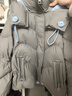 鴨鴨（YAYA）羽絨服2025年冬季新品女裝時(shí)尚韓版百搭加厚連帽上衣保暖外套 灰色 L (165) 曬單實(shí)拍圖