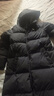 安踏（ANTA）面包羽絨丨中長(cháng)款連帽羽絨服女裝冬季新款防潑水加厚鴨絨保暖外套 【黑巧法棍-中長(cháng)款】基礎黑-3 L (充絨量187) 曬單實(shí)拍圖