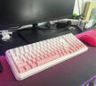 邁從（MCHOSE）G87 V2/K87S旋鈕無(wú)線(xiàn)機械鍵盤(pán)電競游戲客制化有線(xiàn)/藍牙三模gasket結構全鍵熱插拔筆記本電腦辦公 G87 黑莓粉漸變側刻 熾焰軸 曬單實(shí)拍圖