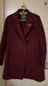 音兒（YINER）音兒專(zhuān)選2026春季新款法式翻駁領(lǐng)羊毛羊絨混紡H型毛呢大衣 酒紅玫瑰 XL 曬單實(shí)拍圖