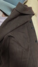 GXGGXG男裝 商場(chǎng)同款棕色通勤長(cháng)款大衣外套 棕色 180/XL 曬單實(shí)拍圖