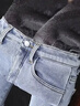加絨牛仔褲女高腰顯瘦修身秋冬2025新款加厚外穿緊身小腳鉛筆褲潮 000淺藍色 加絨 29 曬單實(shí)拍圖
