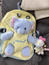 察今可愛(ài)小象書(shū)包女兒童出游輕便雙肩包大學(xué)生少女心卡通小熊玩偶背包 小象玩偶雙肩包【可愛(ài)輕便】 曬單實(shí)拍圖